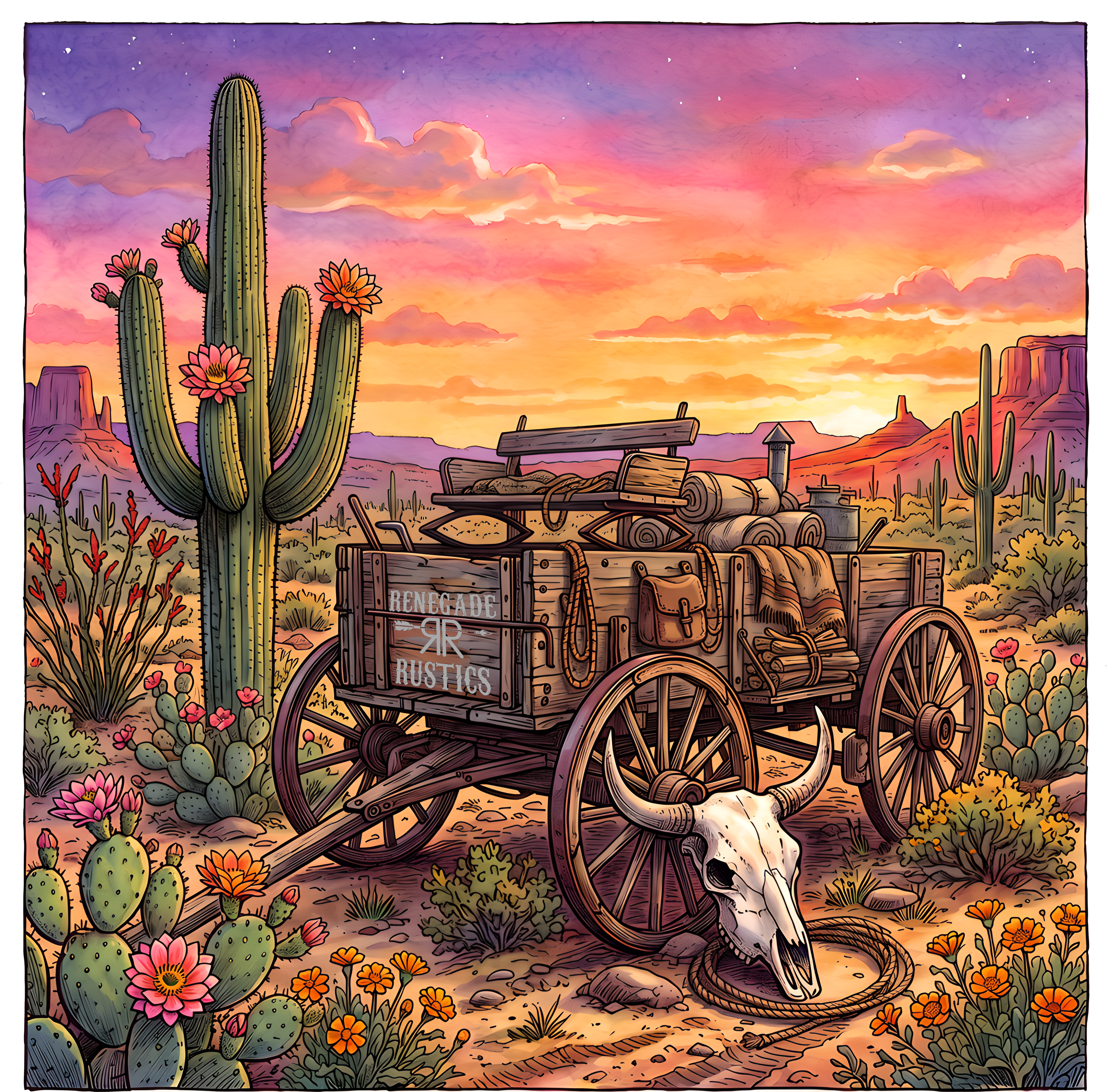 Desert Blooms clipart preview