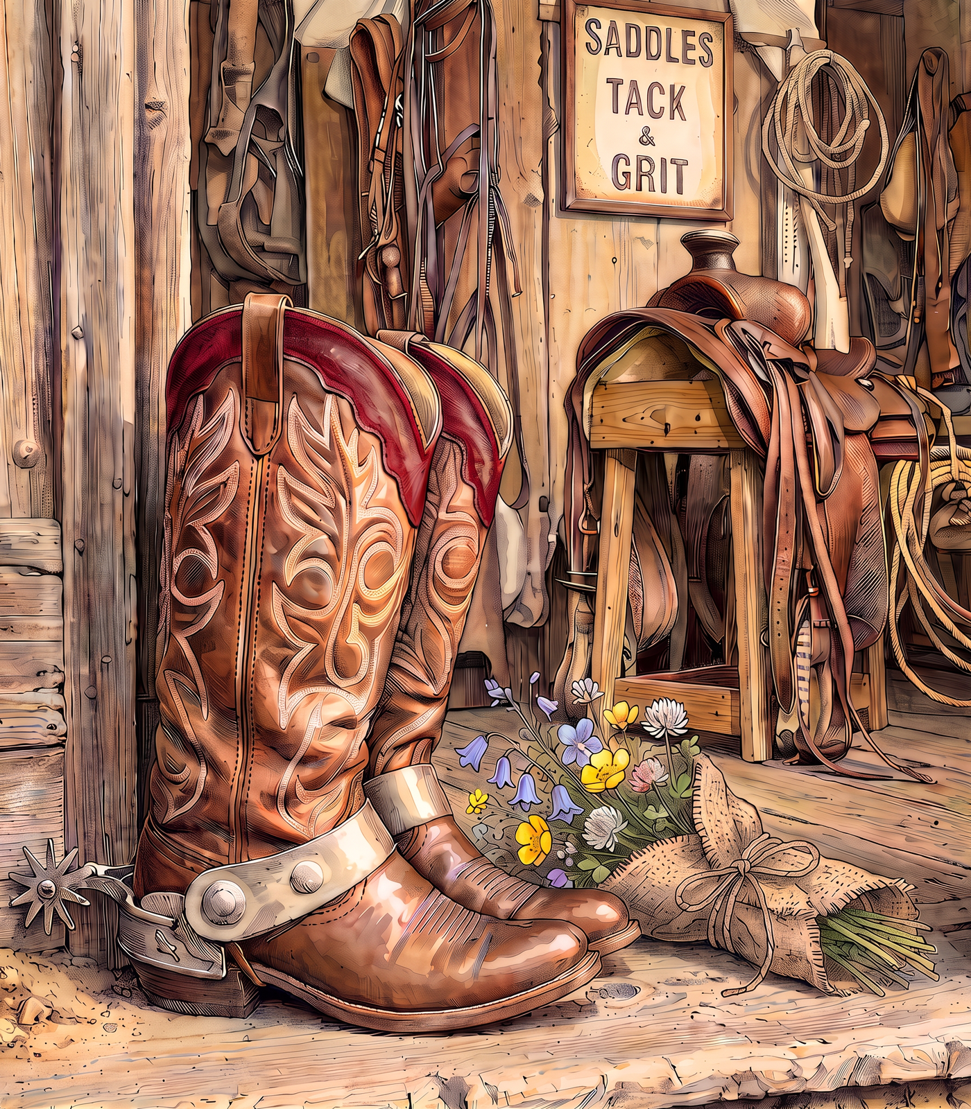 Cowgirl Supply Co. clipart preview